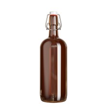 Бутылка 1 л коричневое стекло с бугельной пробкой