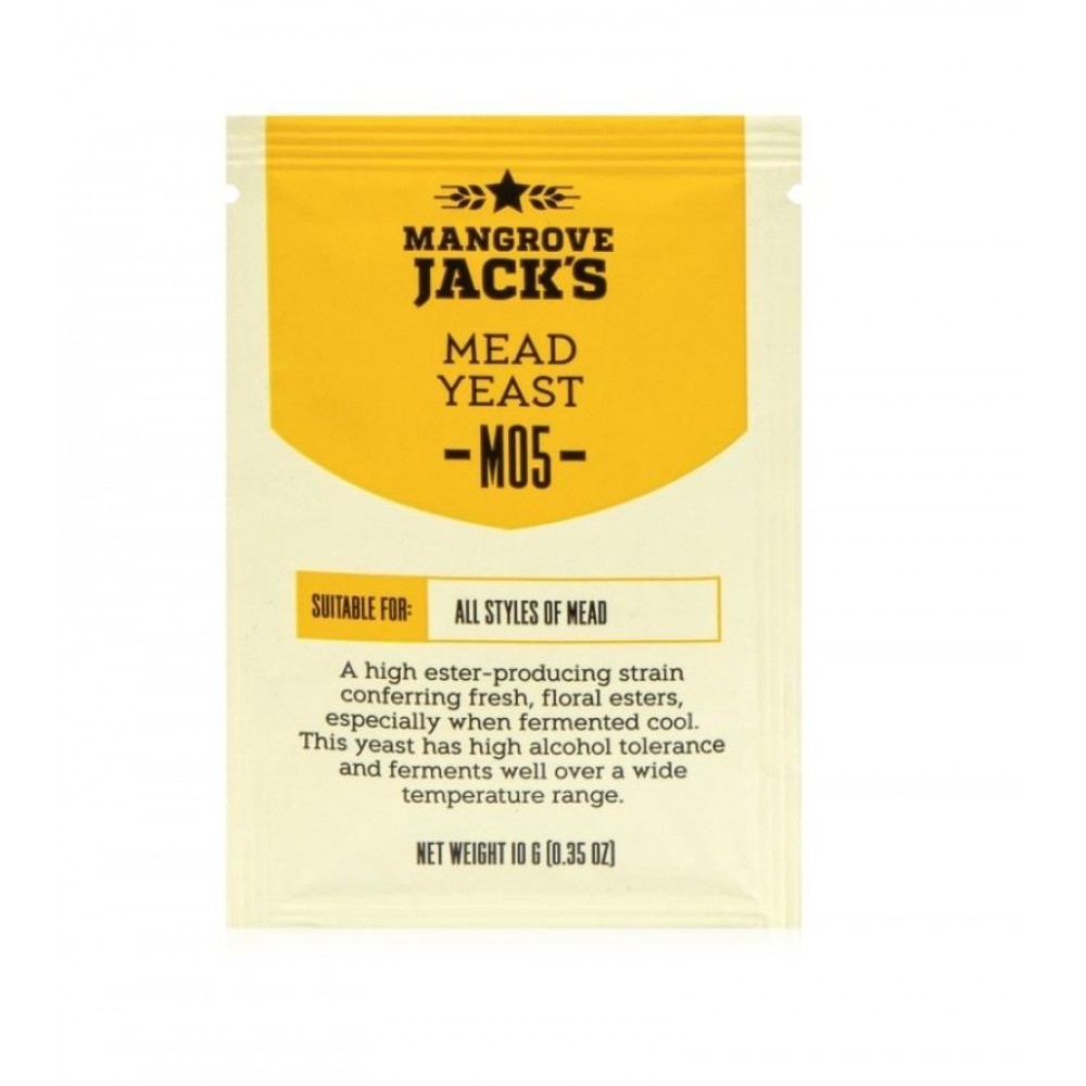 Пивные дрожжи Mangrove Jack's "Mead M05" для медовухи (10 гр.)